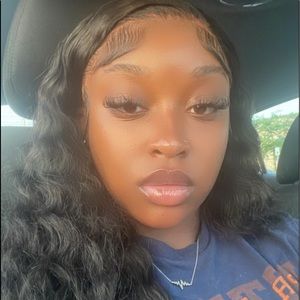 Black long 28’ Deep wave curl